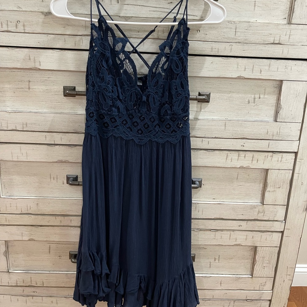 Navy Blue Summer Dress